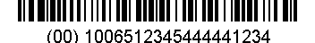 SSCC 18 Barcode