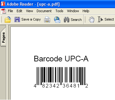 UPC-A Barcode